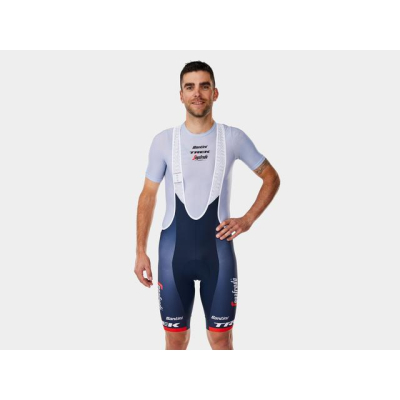Culotte con tirantes de competición Trek-Segafredo para hombre, réplica del equipo.