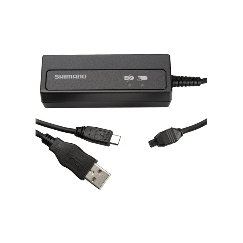 Shimano Di2 SM-BCR2 Cargador USB para SM-BTR2 + BT-DN110 - negro
