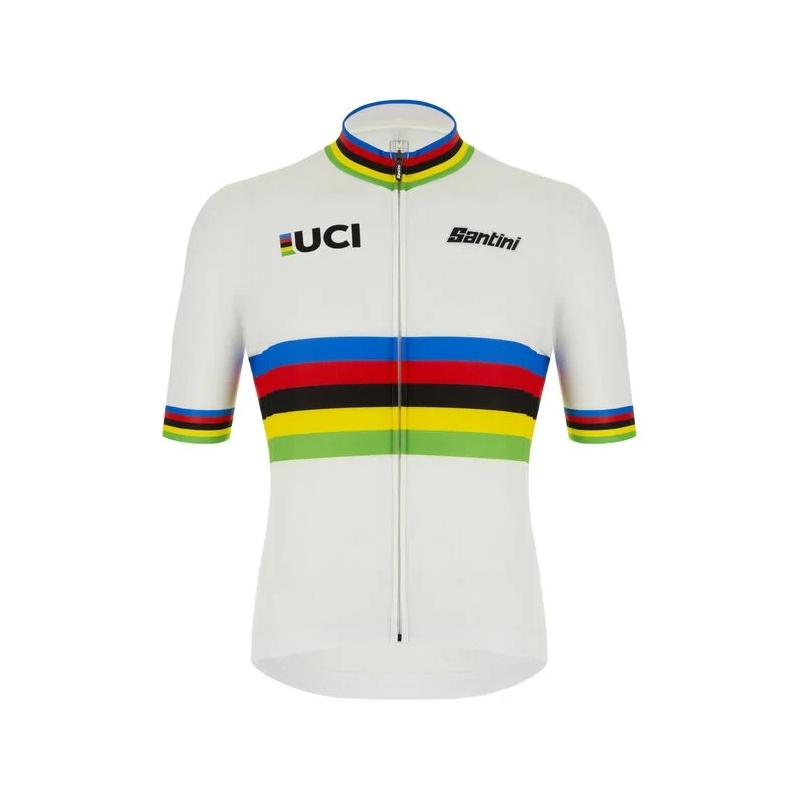Camiseta oficial ecológica de campeón mundial de la UCI